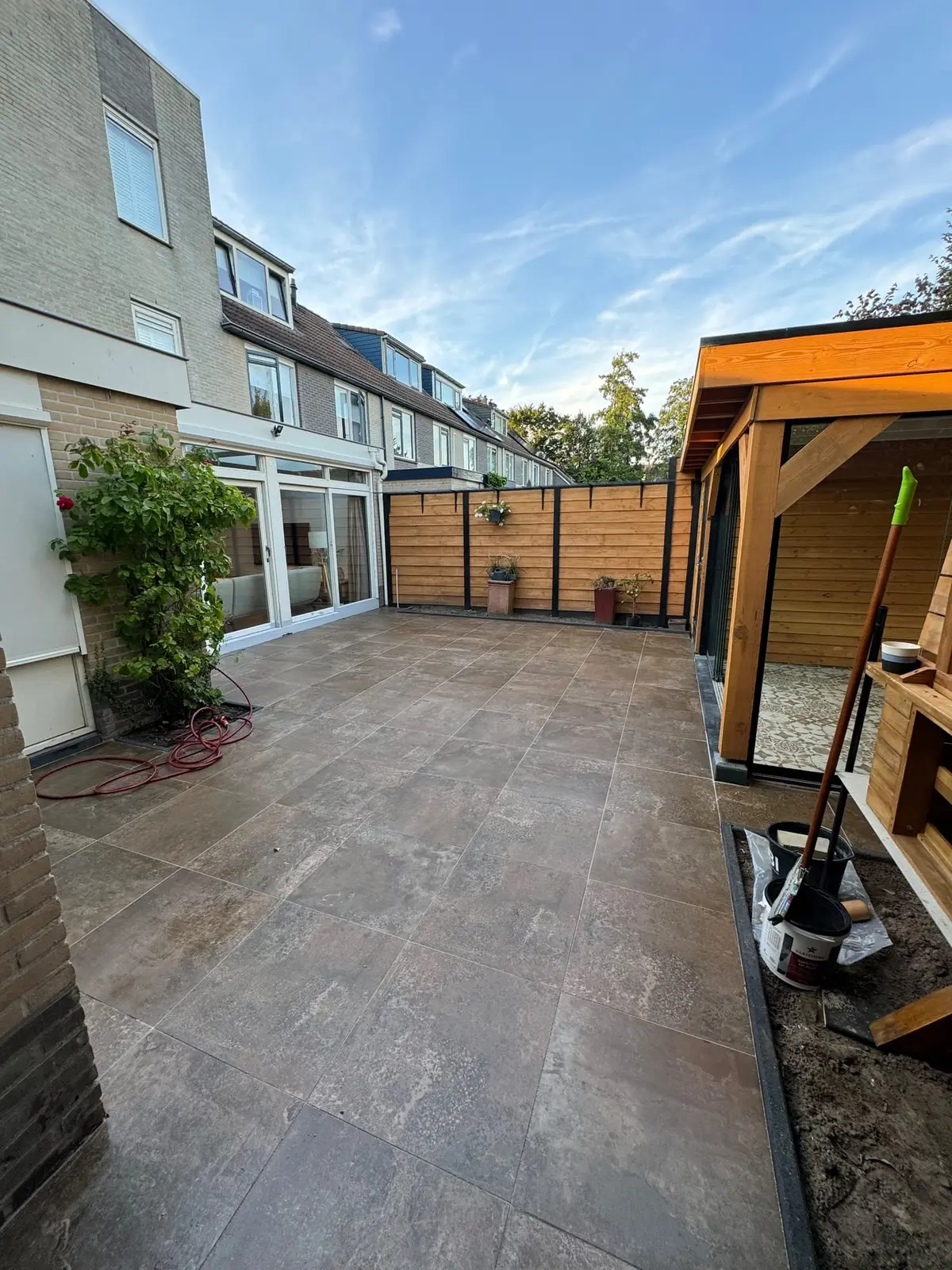 Keramisch terras in Nijkerk